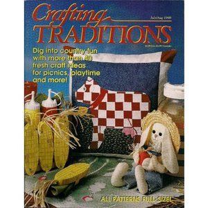 Crafting Traditions Magazine July/Aug Back Issue 1998